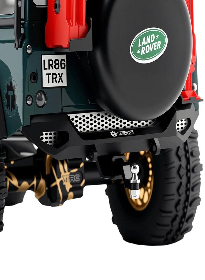 TCRC Metal Rear Bumper with Trailer Hitch for TRX4M Defender 1/18 RC Crawler Car Upgrade Parts - Image 5